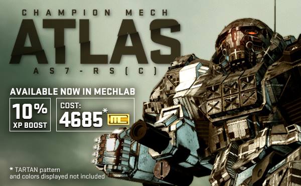 MWO Atlas RS(C) Champion Mech